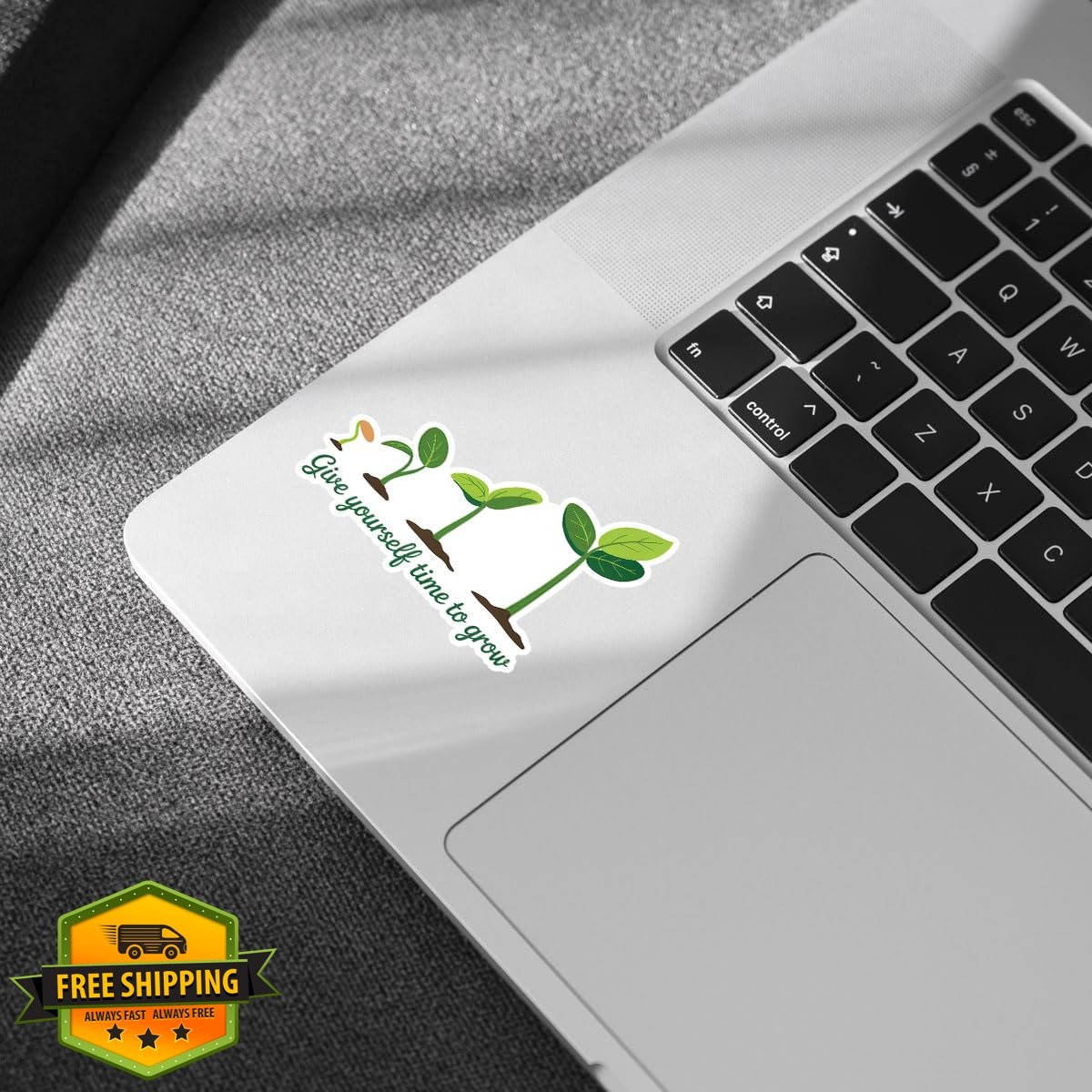Vybonz Grow Sticker 3 inch Plant Design