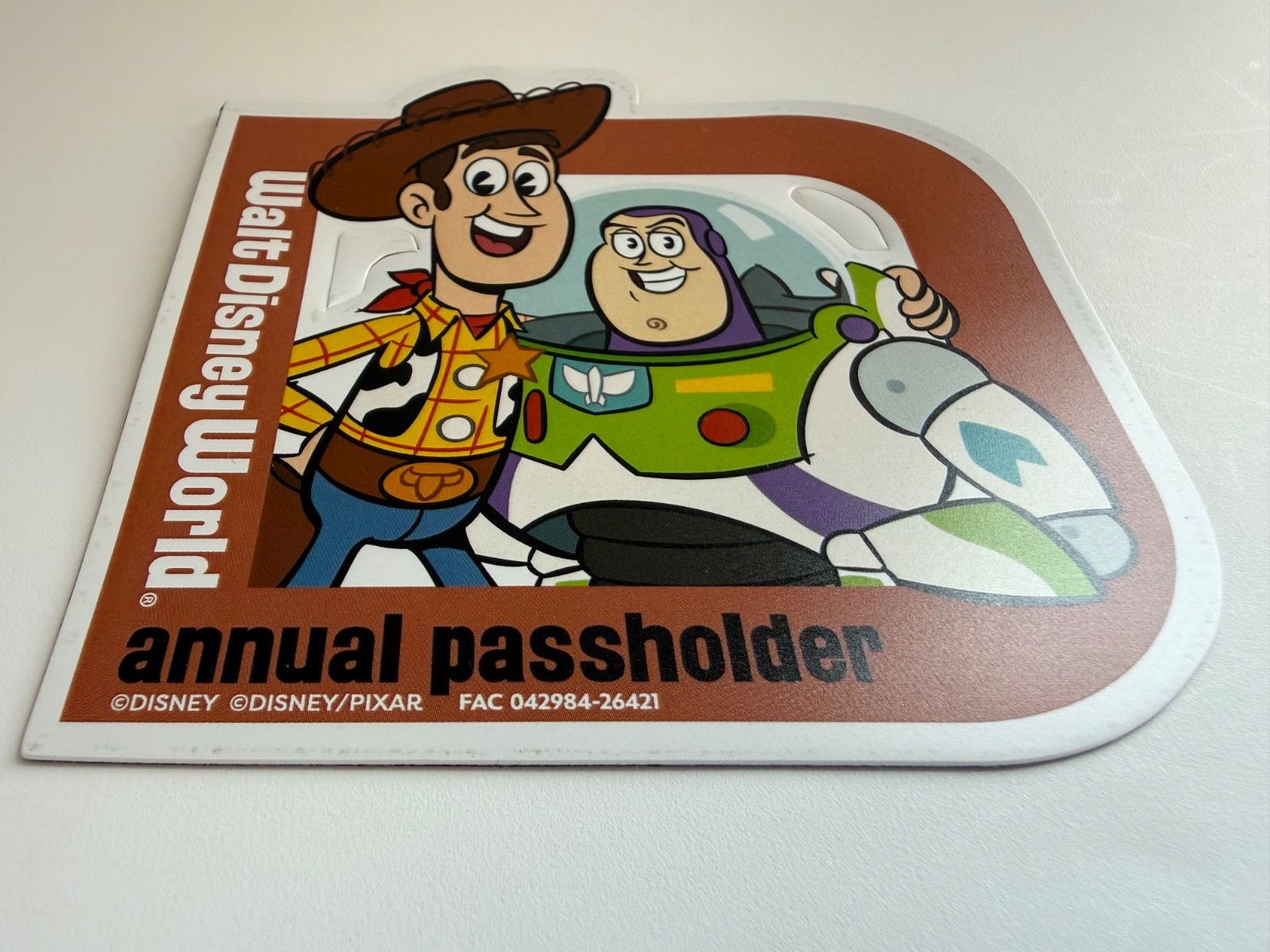 2026 Disney Annual Passholder Magnet: Toy Story – Woody and Buzz Authentic NEW