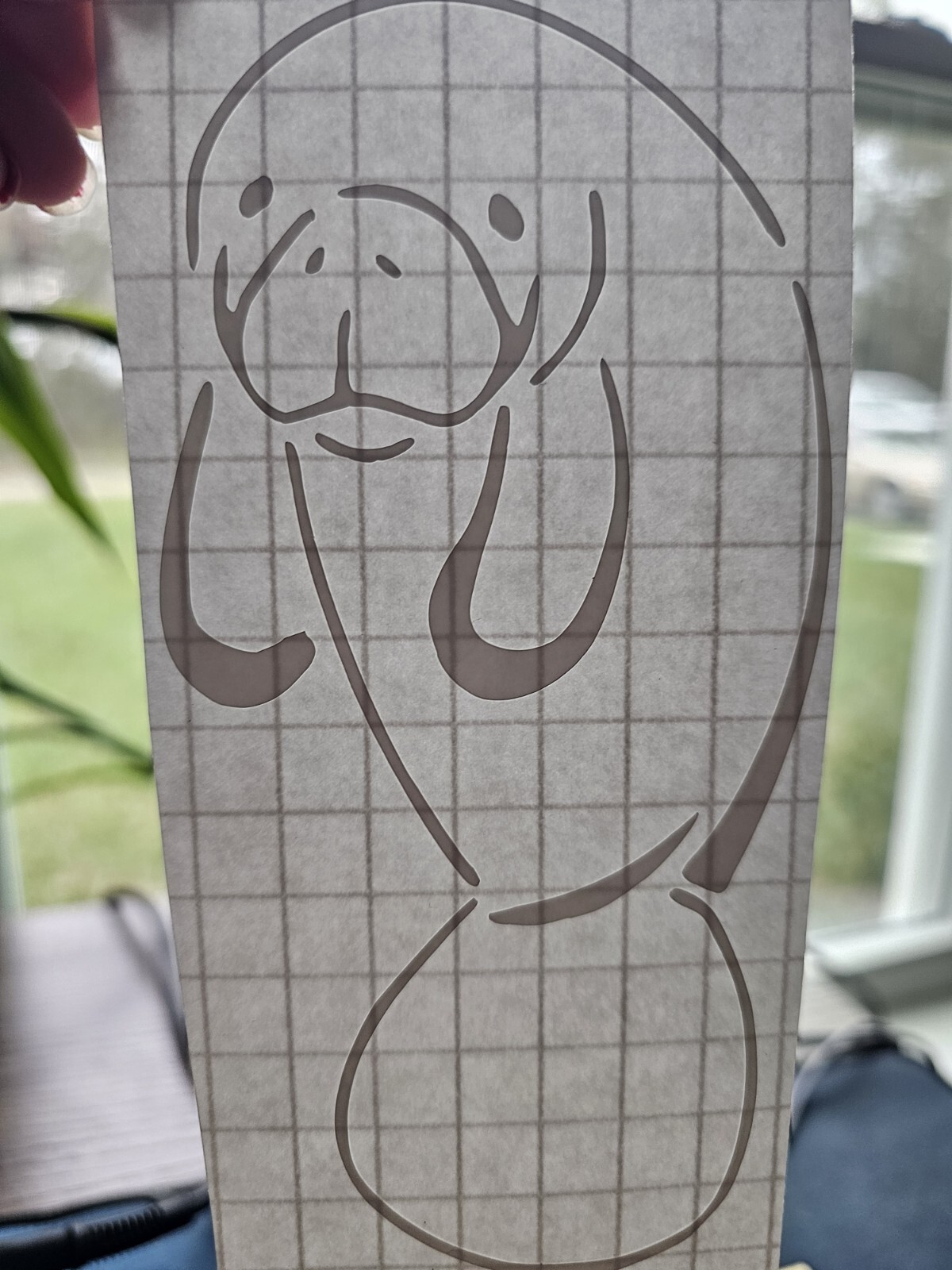 Florida Decal – Basic Manatee