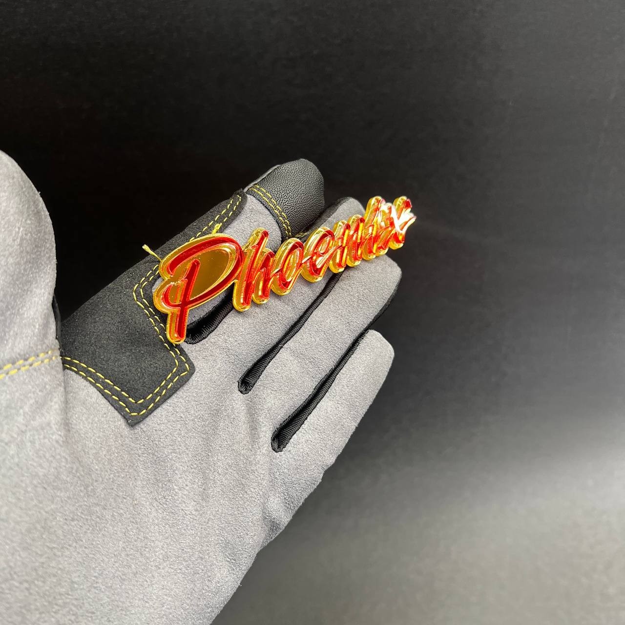 1PC PHOENIX 3D Text Car Badge Emblem Fender tailgate Racing Decal