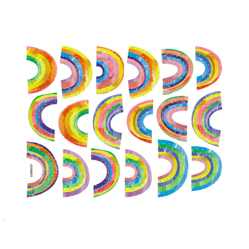 Rainbow Static Window Stickers Decal Glass Home Furniture PVC With New