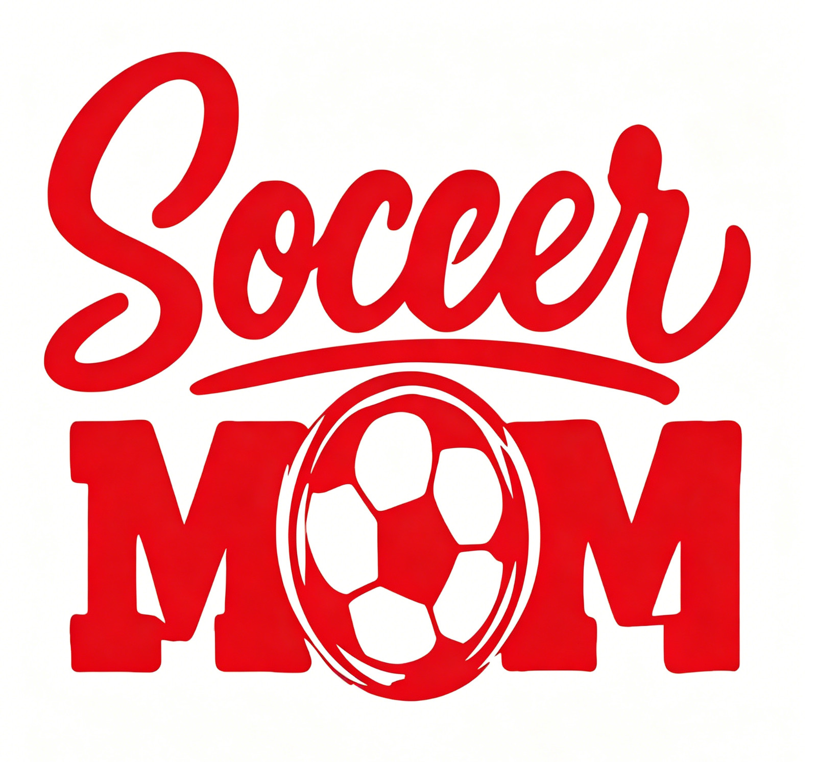 Soccer Mom Vinyl Sticker Football Fan Car Window Decal