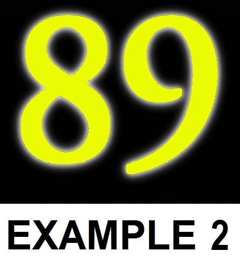 New reflective sticker decal mailbox post house door letterbox numbers / letters