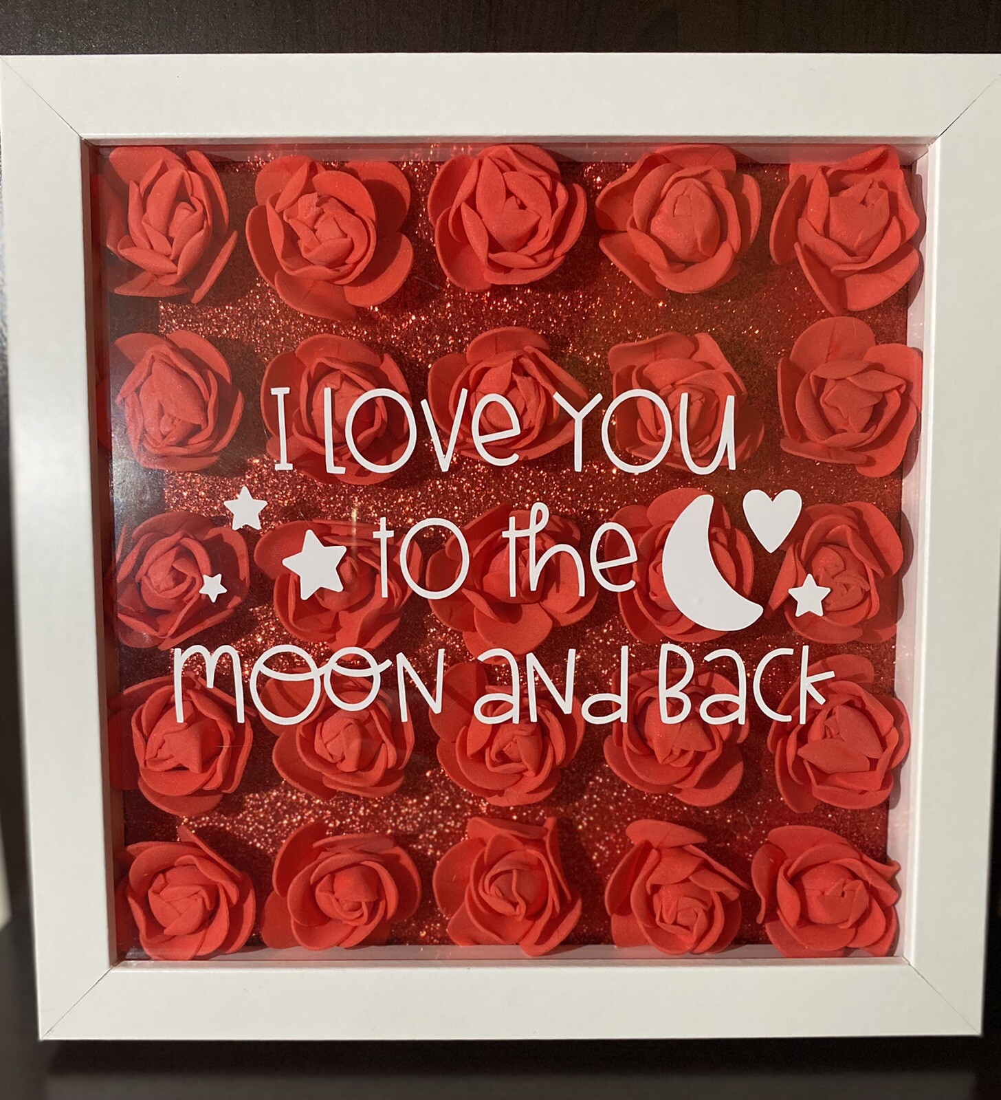 custom name plaque shadow box frame picture