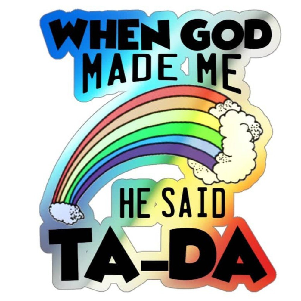 Holographic Stickers "Ta-Da"