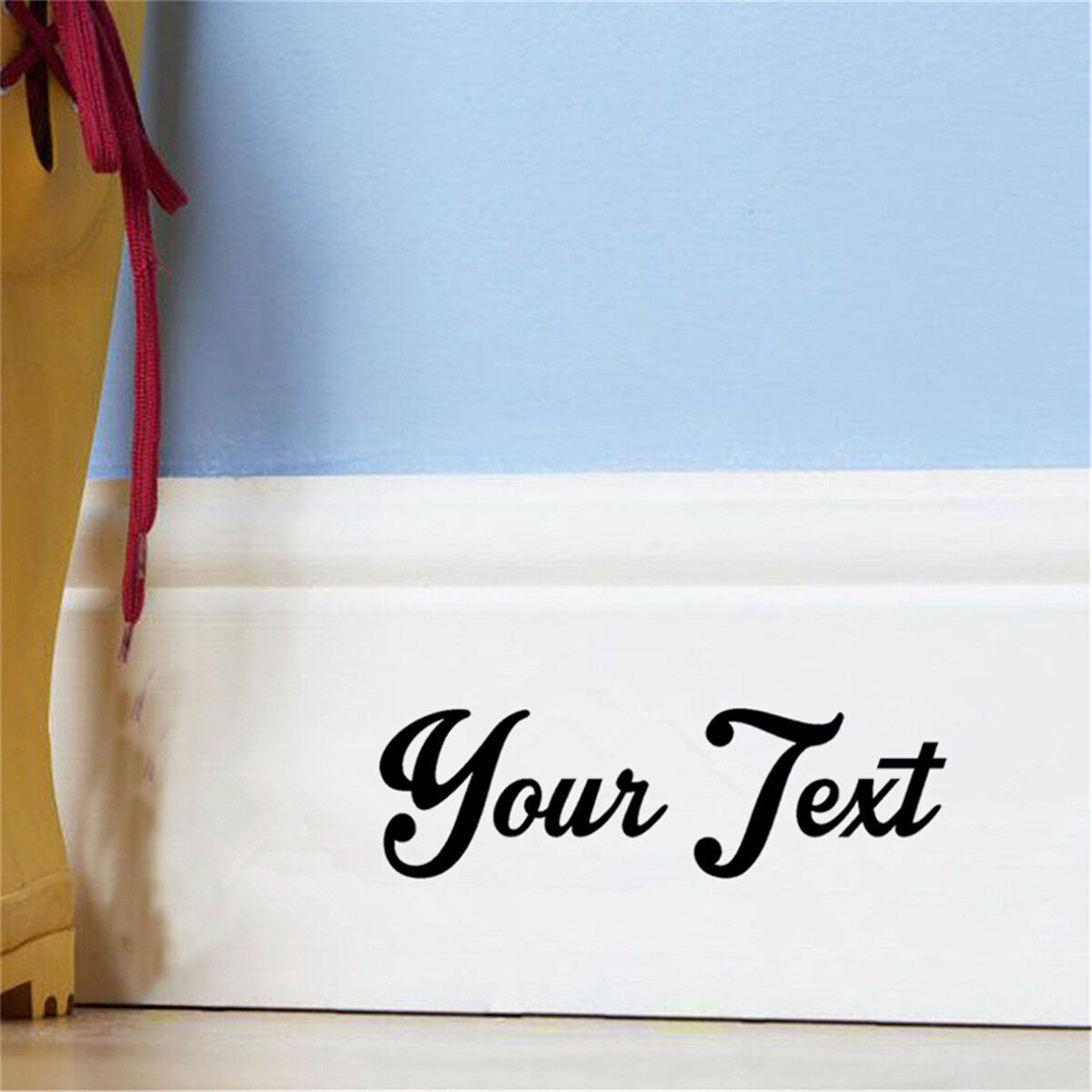 2pcs Multicolor Your Text Custom Personalized Lettering Vinyl Car Stickers Decal