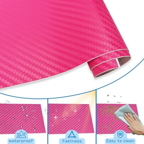 Compatible with Bowtie Emblem Logo Wrap Stickers Cut-Your-Own Vinyl Pink,3PCS