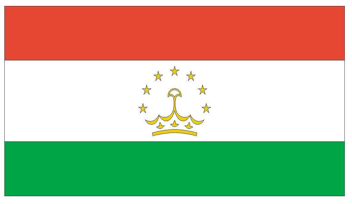 Tajikistan International Flag Sticker Decal F491