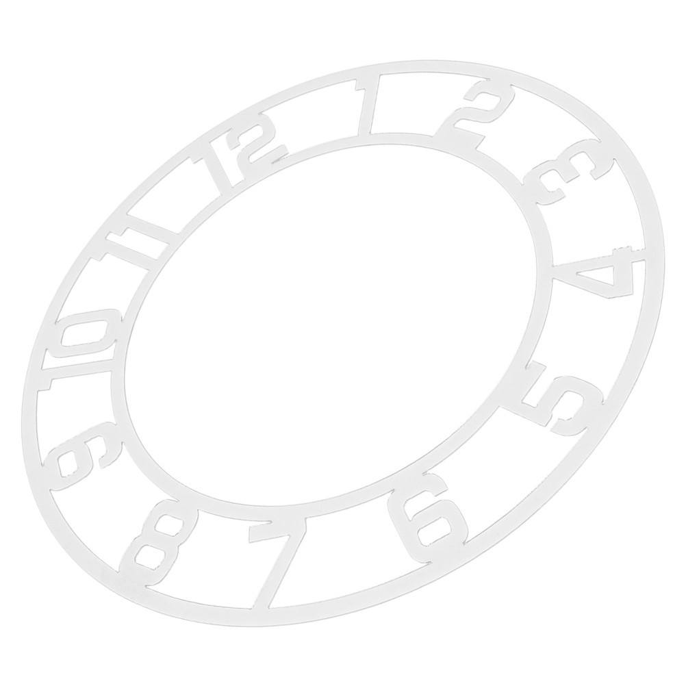 Large Number Digital Clock Roman Numerals Wall Decorative Stickers