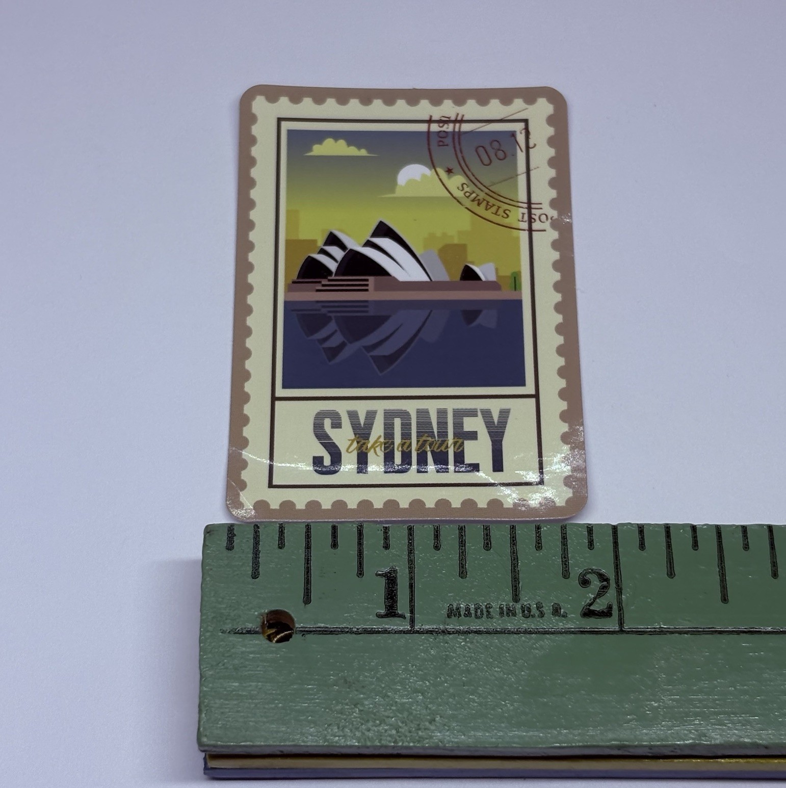 Sydney Opera House Postage Stamp Novelty Sticker Vinyl Decal Travel Cool Art Tc9