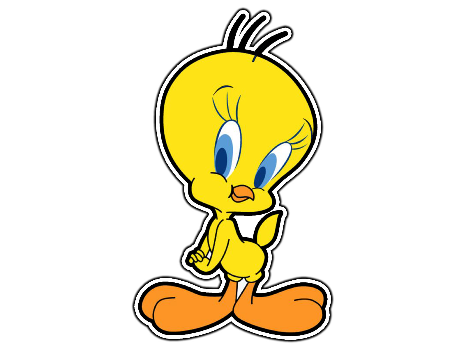 Tweety Bird #1 Animated Cartoon Sticker Waterproof Vinyl Decal Die-Cut Car