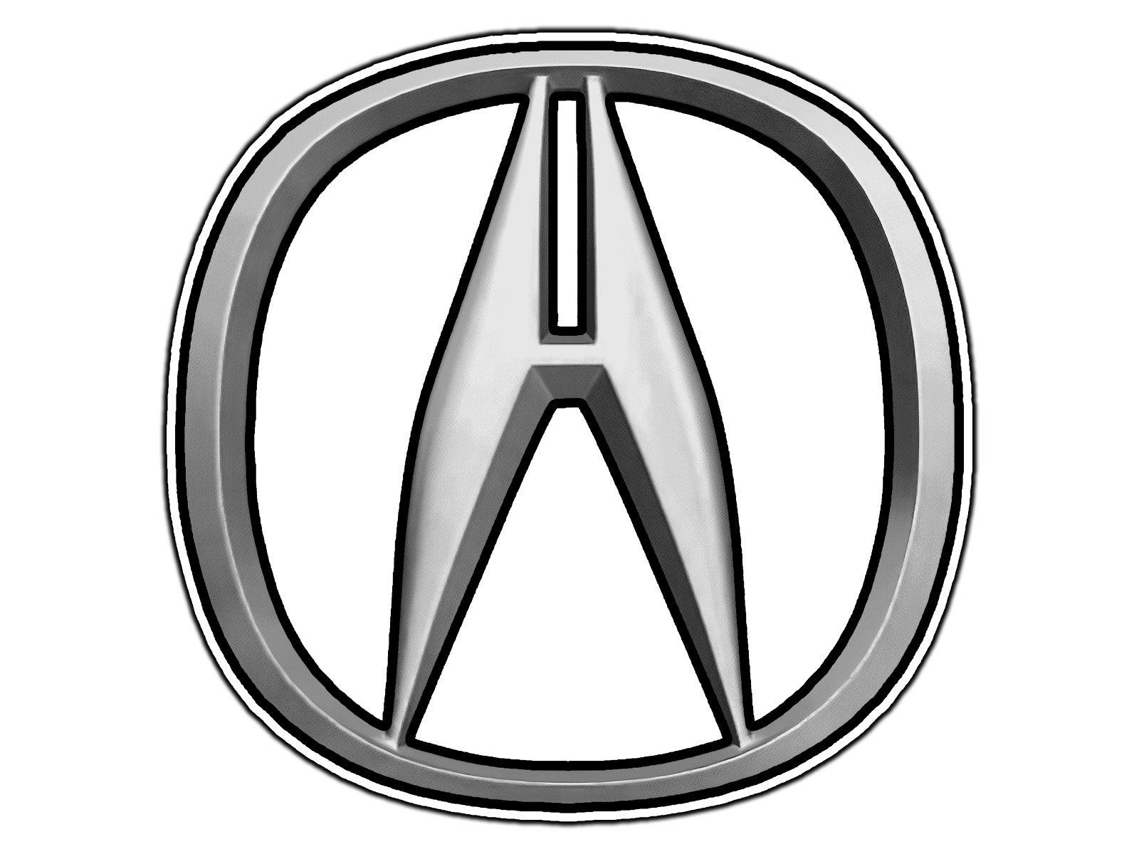 #589 Acura Logo #1 Waterproof Vinyl Sticker Decal Die-Cut