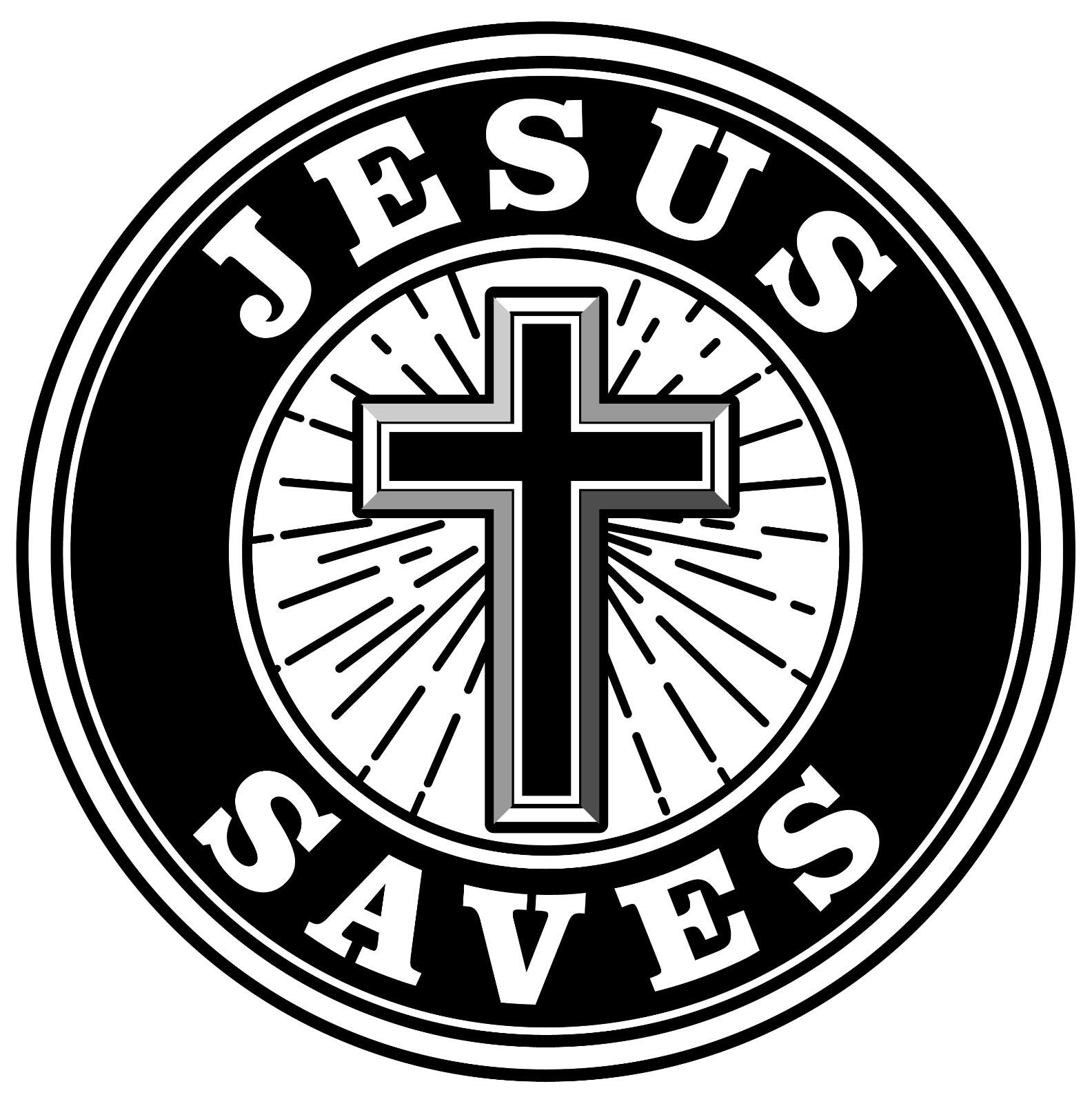 JESUS SAVES | Sticker | Bumper Window Sticker | Vinyl Sticker | Decal