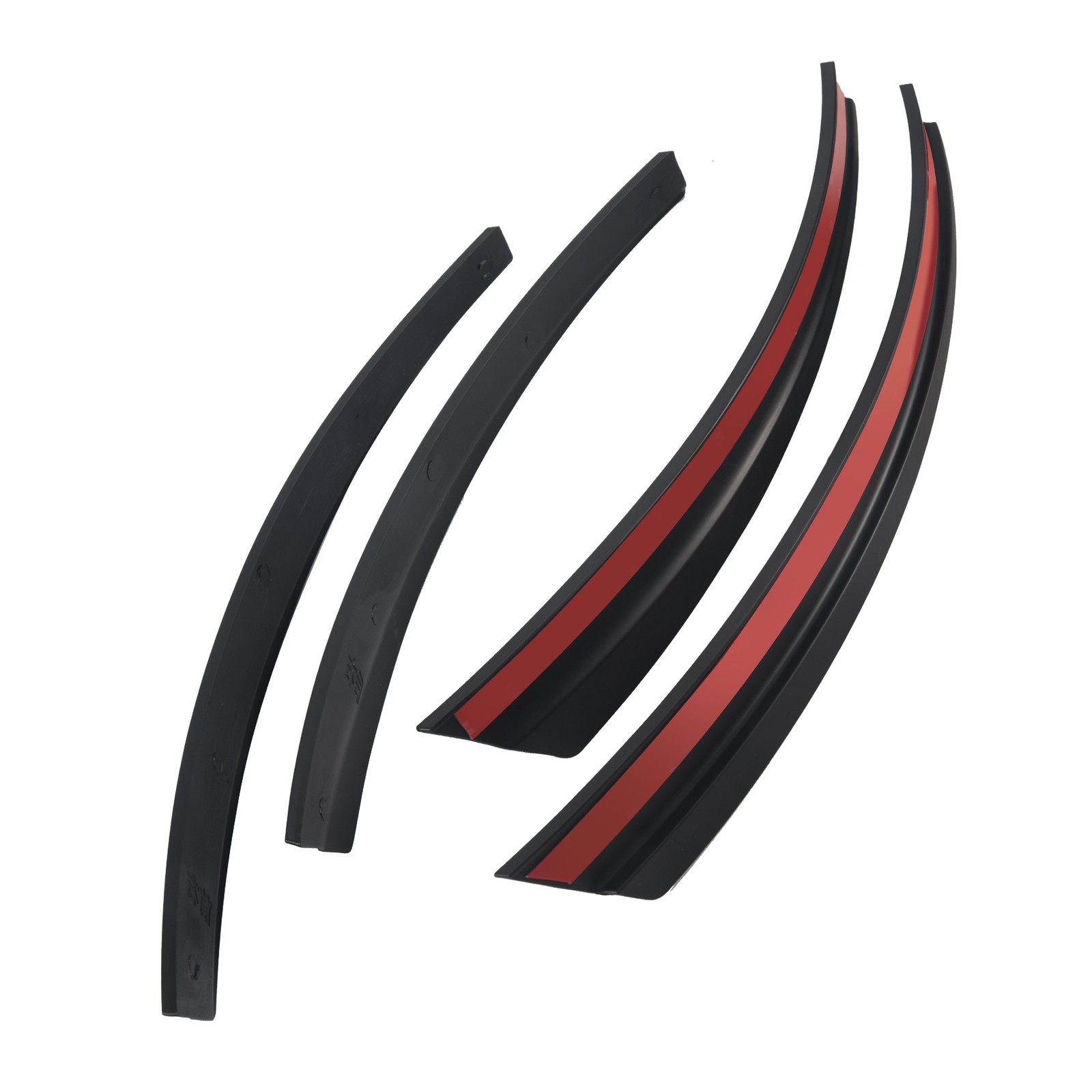 Front+Rear Car Wheel Eyebrow Mudguard Mud Flap Splash Guard for Model Y7414