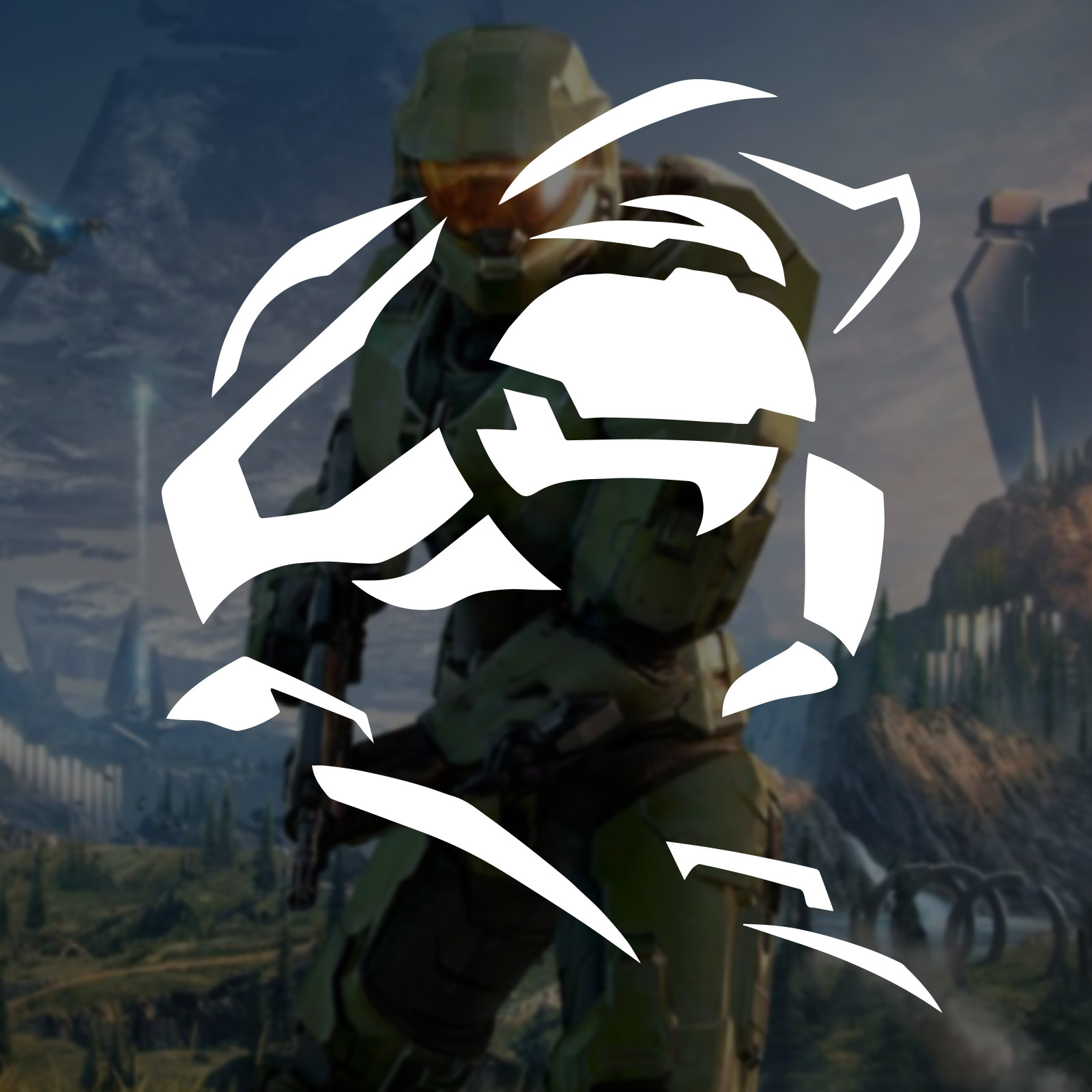 Halo Infinite Master Chief Spartan 117 Logo Vinyl Decal Sticker