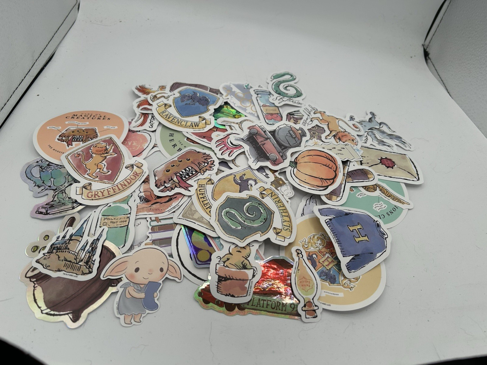 Lot of 58 Harry Potter Series Theme Stickers BRAND NEW Hogwarts Hedwig Potions!