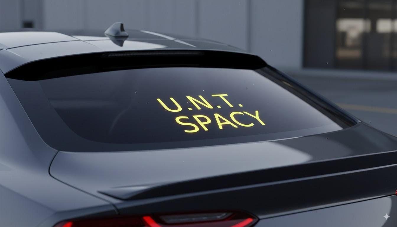 UNT Spacy Gundam Decal Anime Manga Vinyl Car Sticker Reflective 55+