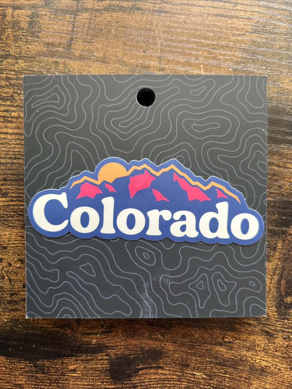 Colorado Vinyl Decal Mountains Die Cut Weatherproof Sticker ~ 4” X 1.25 ~ 11 Ct