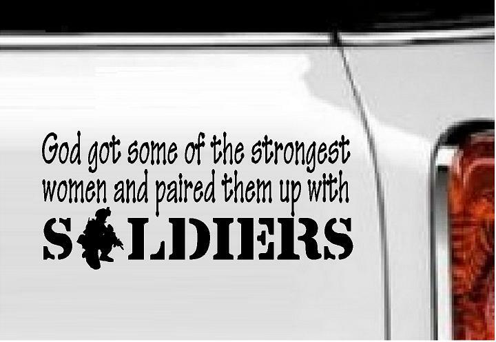 God Got Some of The Strongest Women… Vinyl Decal Home Décor 5" x 8"