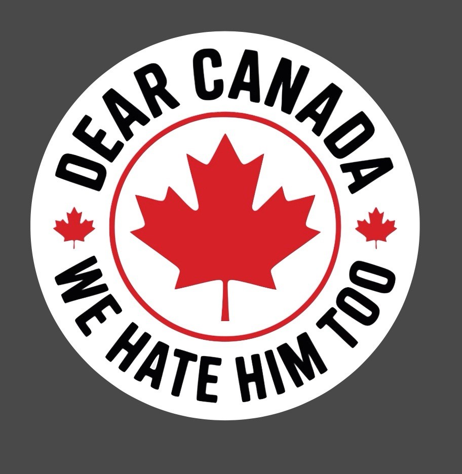 Sticker – Pro Canada – Anti Trump – Fast Shipping! Viral Tik Tok
