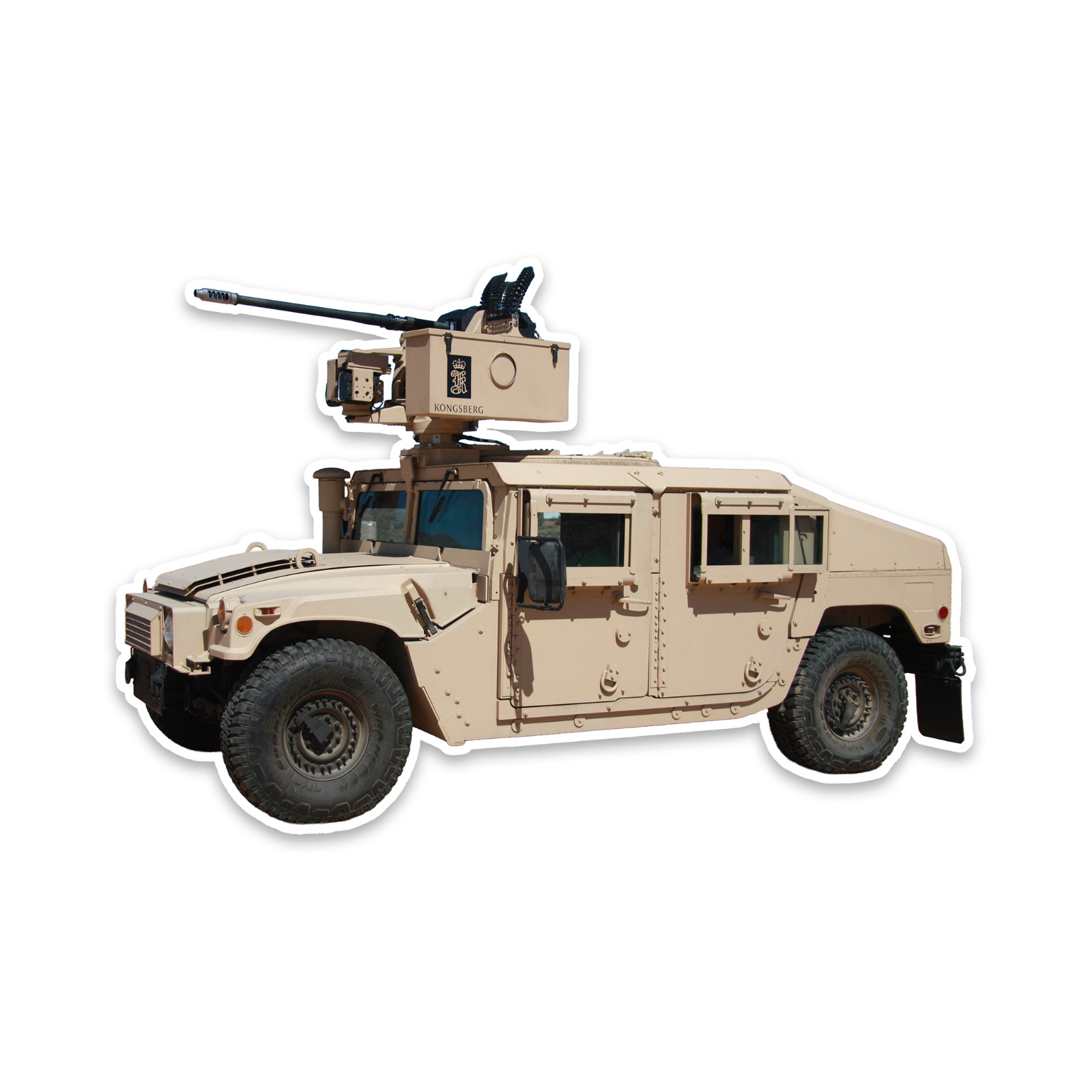Army Hummer Sticker 4 inch Vinyl Decal Waterproof Military Art