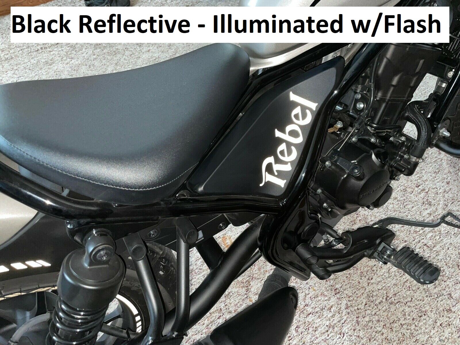 1 to 5 INCH Custom REFLECTIVE Vinyl Decals Text Lettering Numbers Stickers Sign