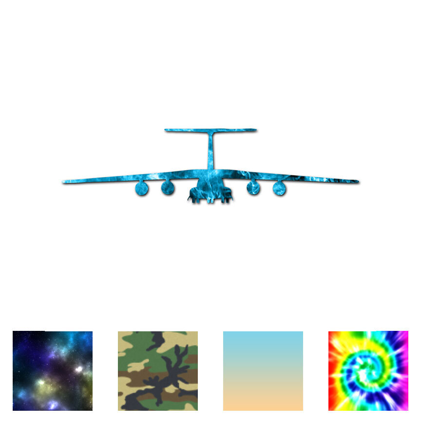 Airplane Plane – Vinyl Decal Sticker – Multiple Patterns & Sizes – ebn2837