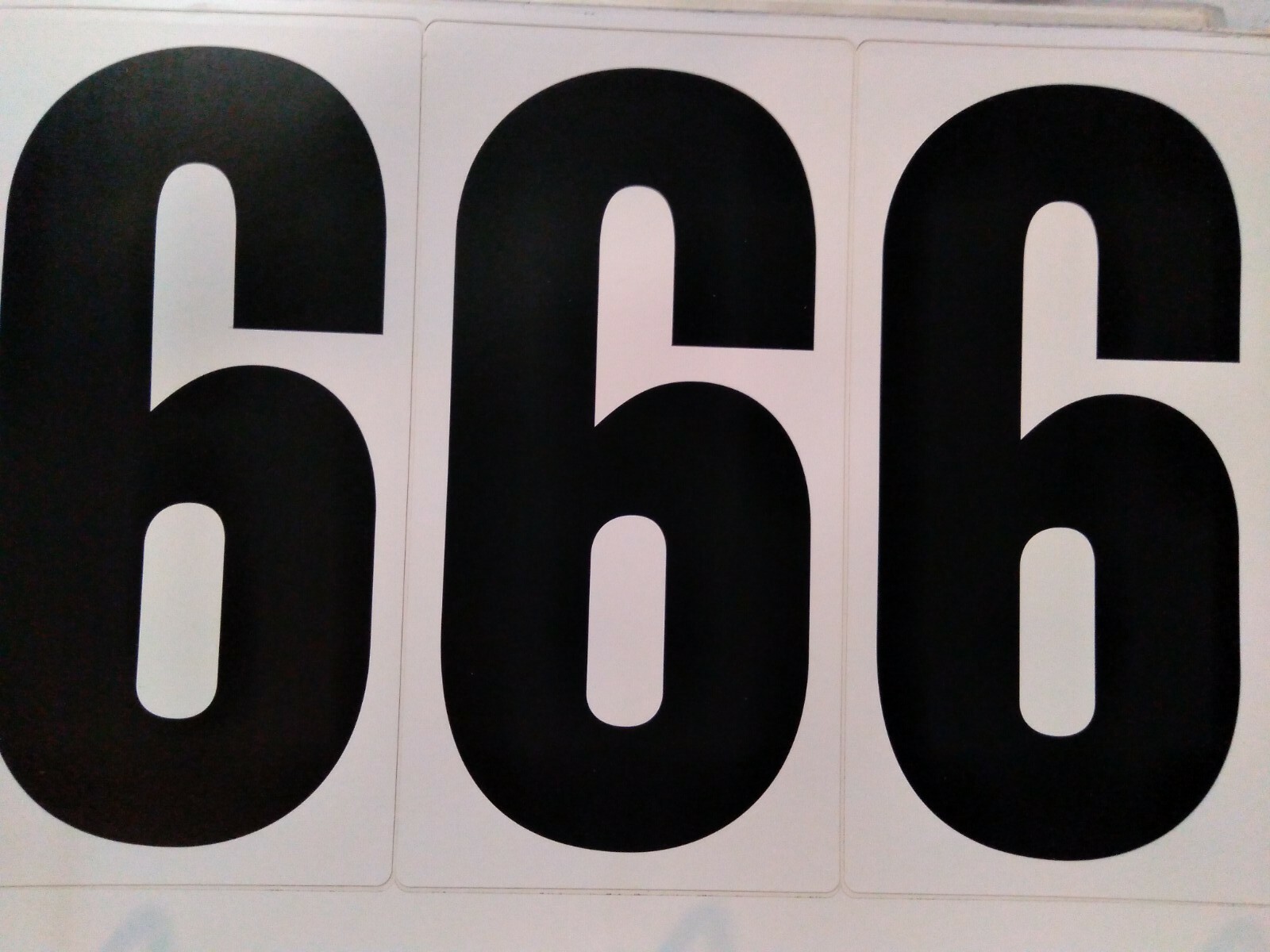 5" Set of Digits Numeral Mailbox Home Locker House Numbers Vinyl Stickers Decals