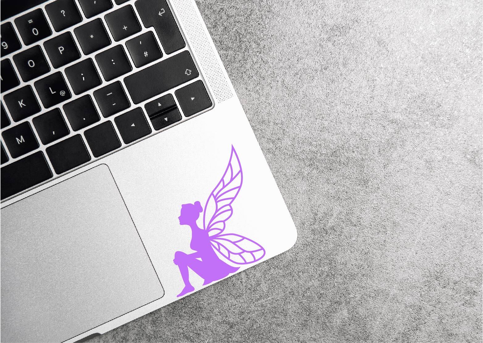Fairy Sitting Decal Sticker Wings Car Laptop Whimsy Decor Dream Kids Girl Gift