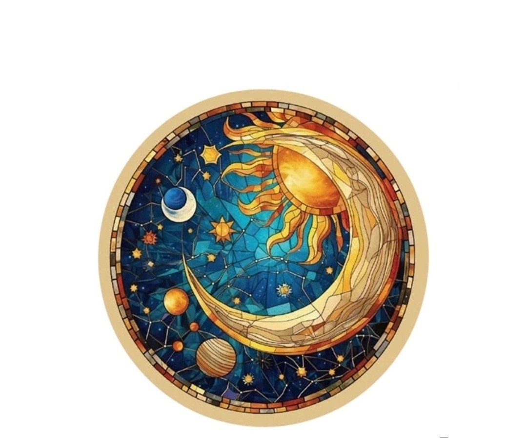 25Pcs Mystical Universe Strange Beauty Planets Flowers Creative Stickers