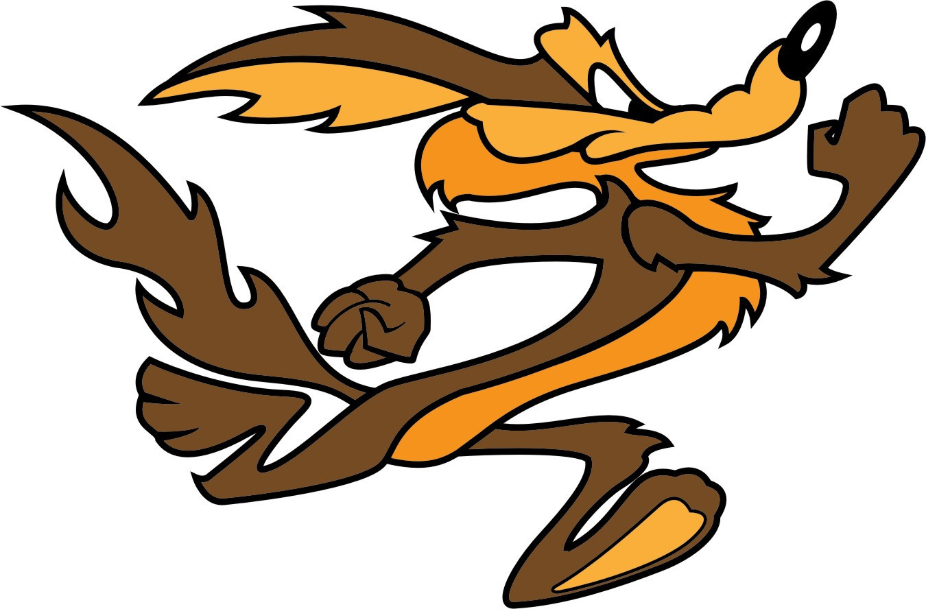 Wile E Coyote (Running) Vinyl Decal / Sticker ** 5 Sizes **