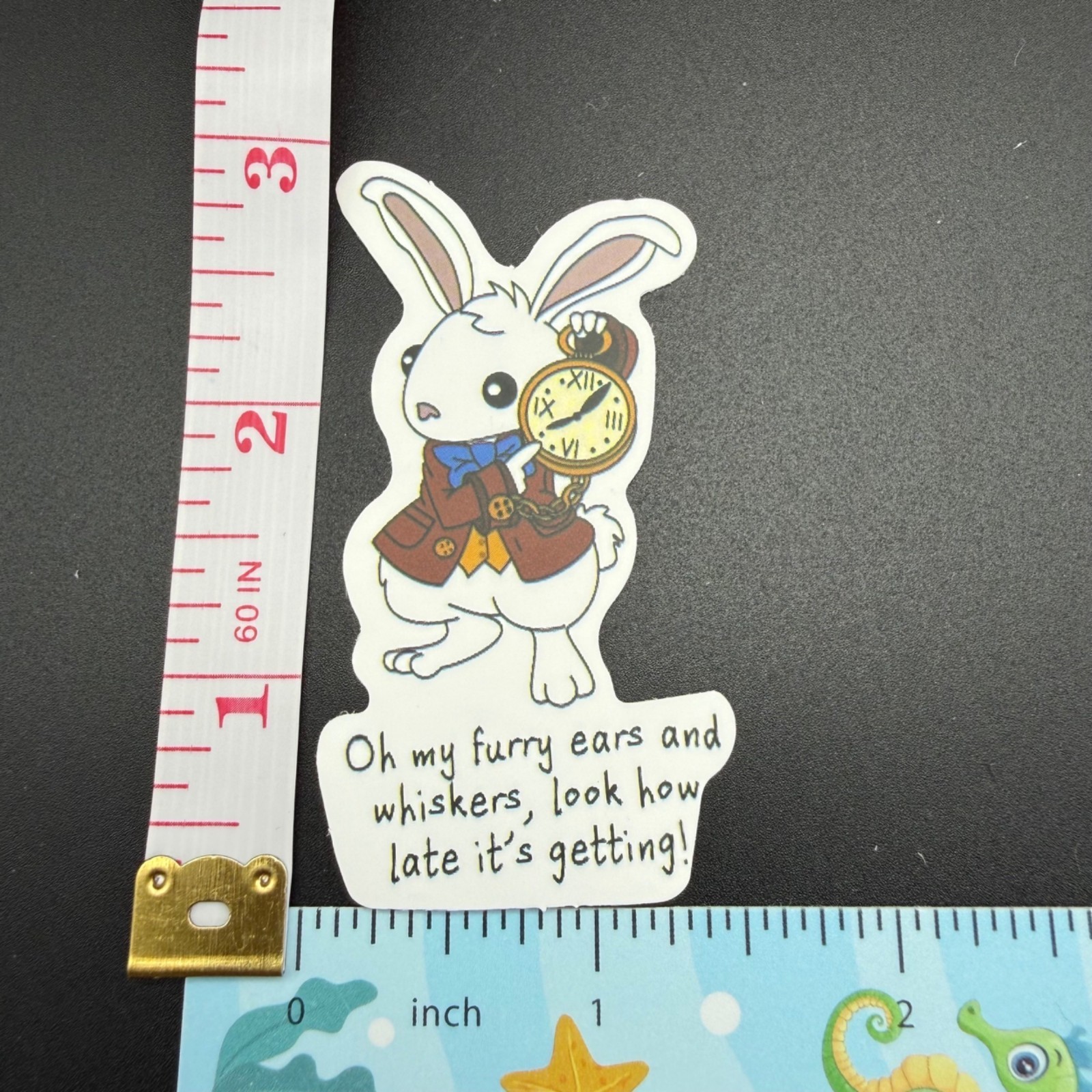 3 Stickers Disney Alice in Wonderland Vinyl Decal Laptop Phone Bottle Scrapbook