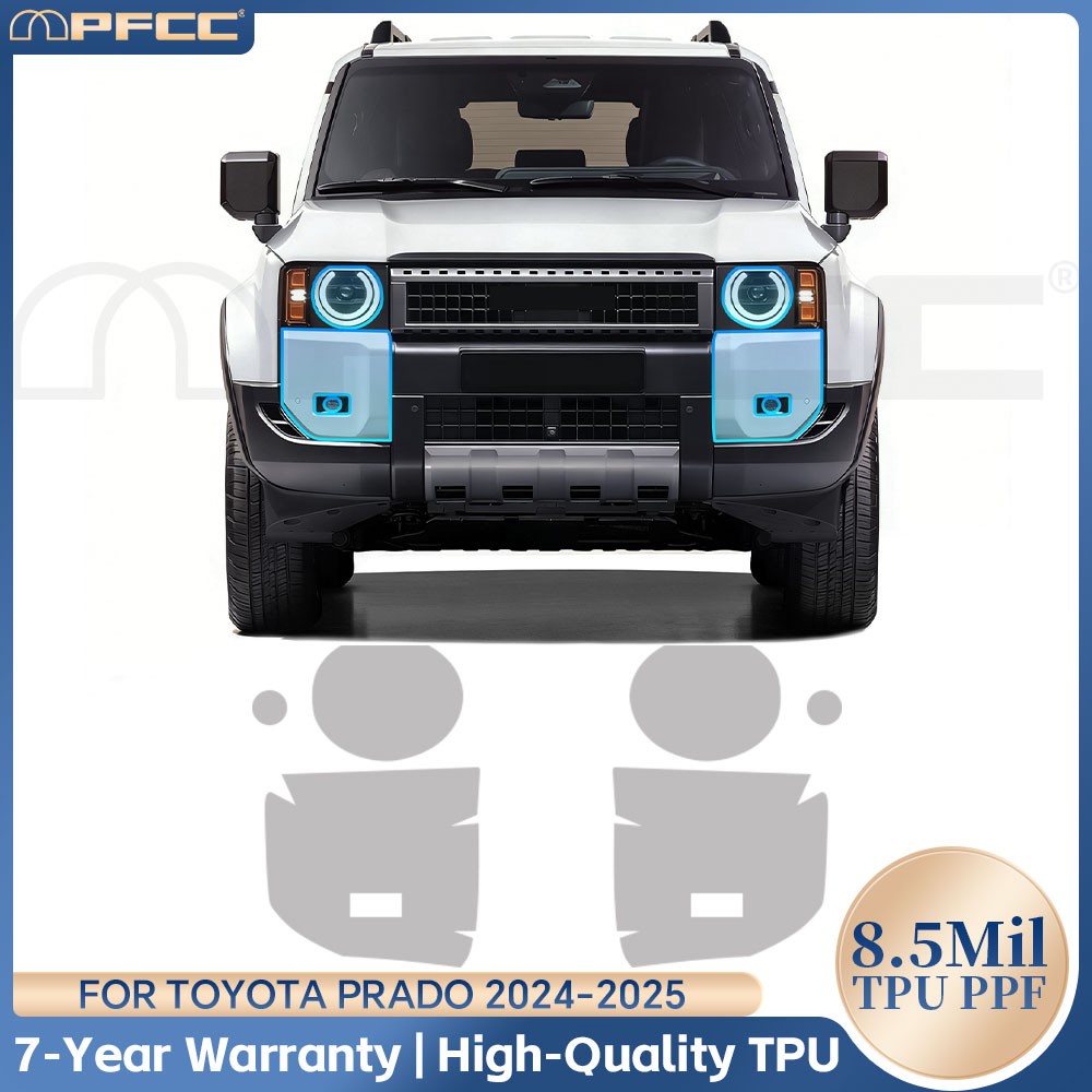 Toyota Land Cruiser LC250 Prado 2024-UP Full Car Precut Paint Protection Film