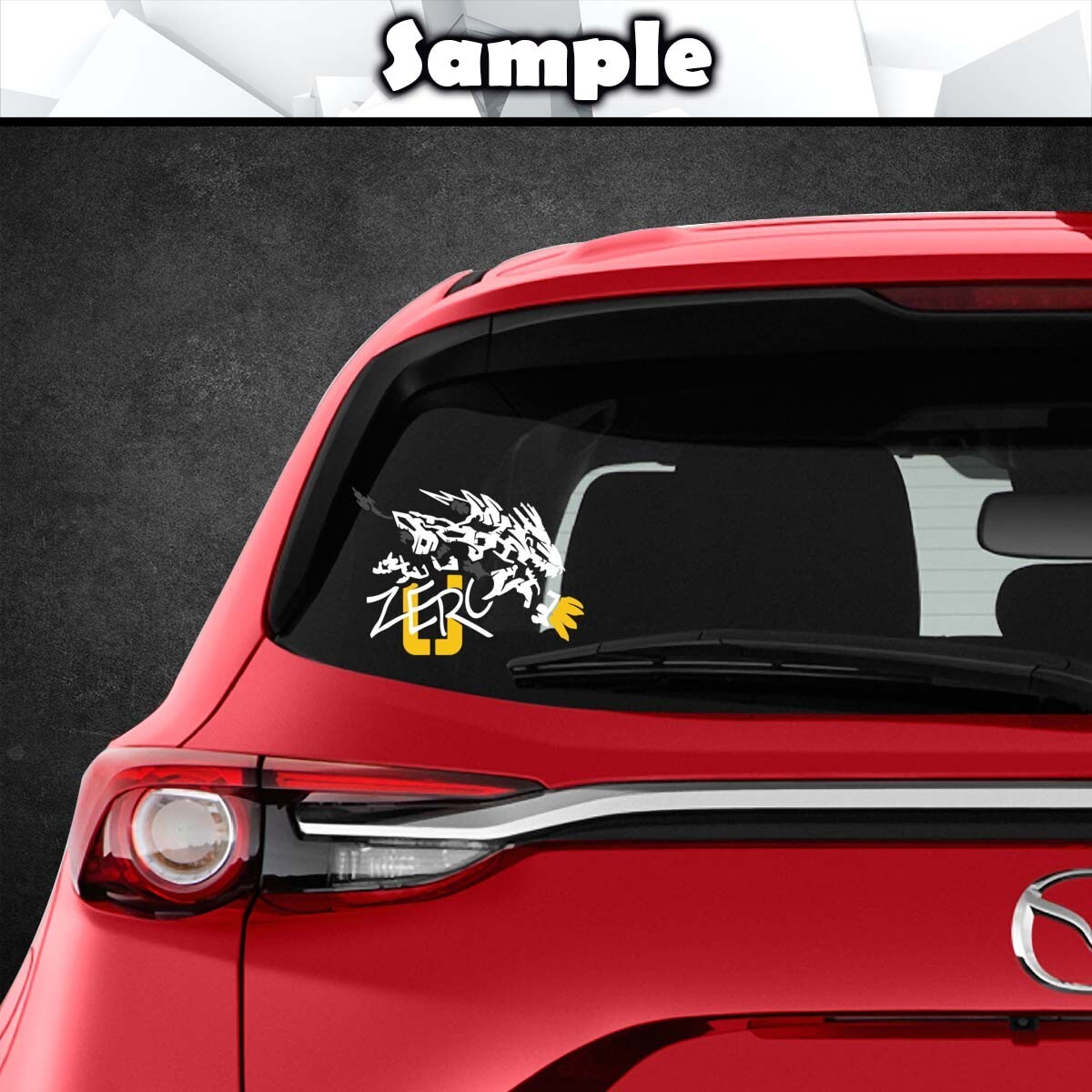 Liger Zero Zoids Vinyl Decal Sticker (Anime Mecha Car Laptop PC Tower Decor)