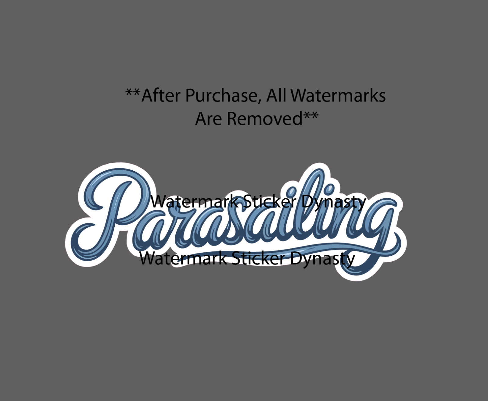 Parasailing Sticker Waterproof Decal Ocean Beach Travel Sports Outdoor Gift NEW