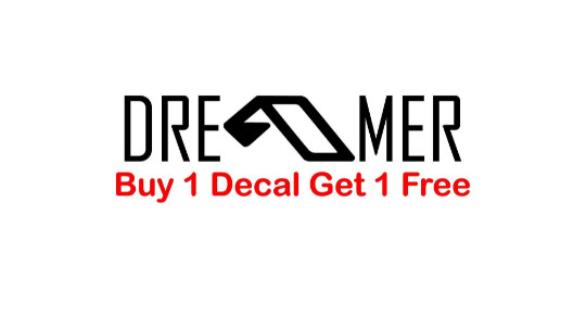 ~*~ ANJUNABEATS DREAMER Logo Vinyl Decal Wall Buy 1 Get 1 Free Sticker British