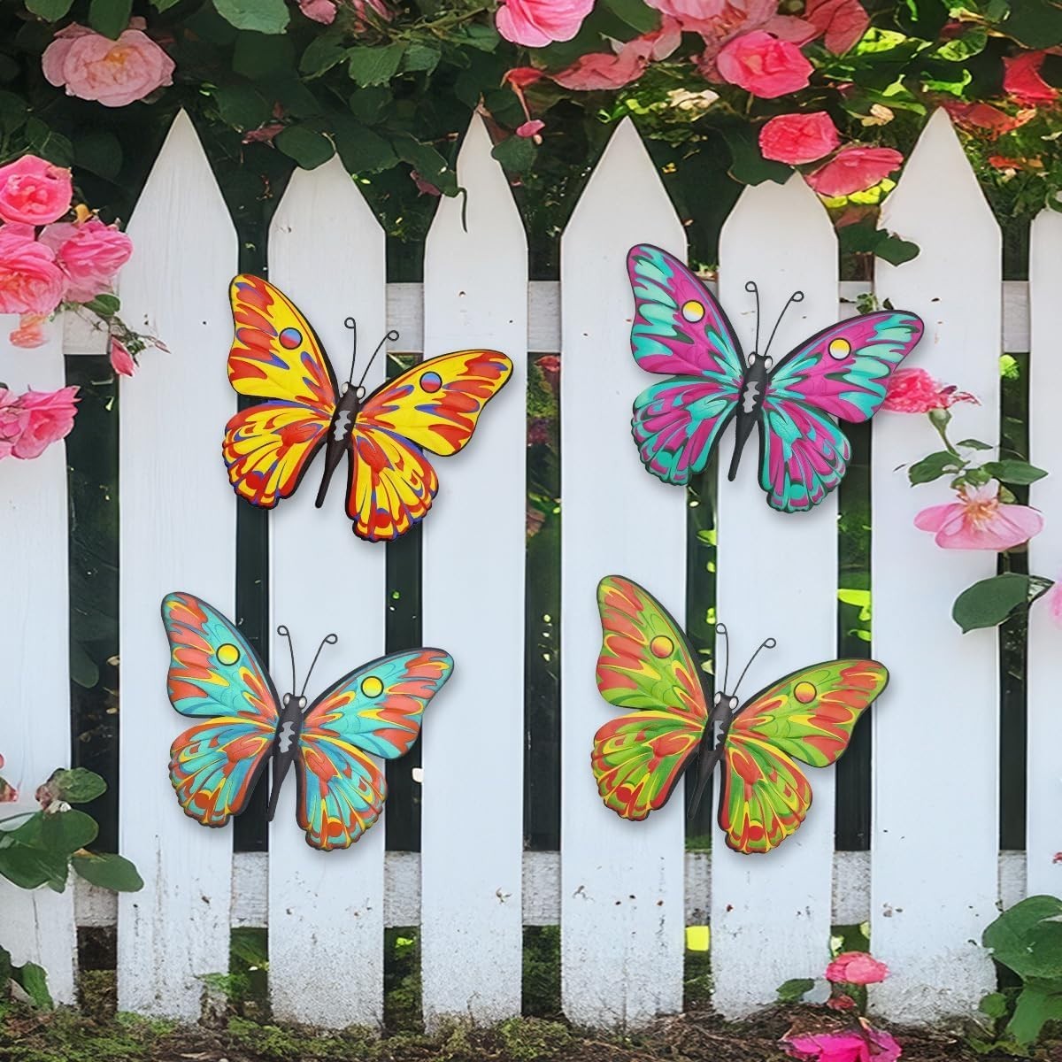 Decorative Butterfly Yard Art – Patio Balcony Wall Hangings