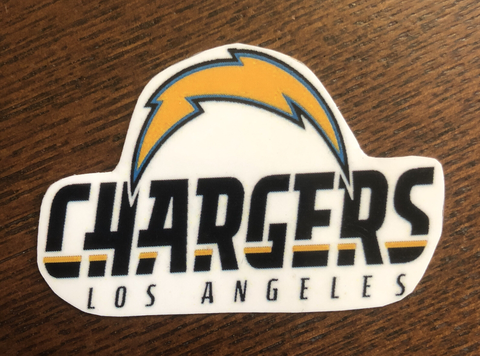 Los Angeles Chargers Football NFL Sticker 2 in. x 1 1/2 in.