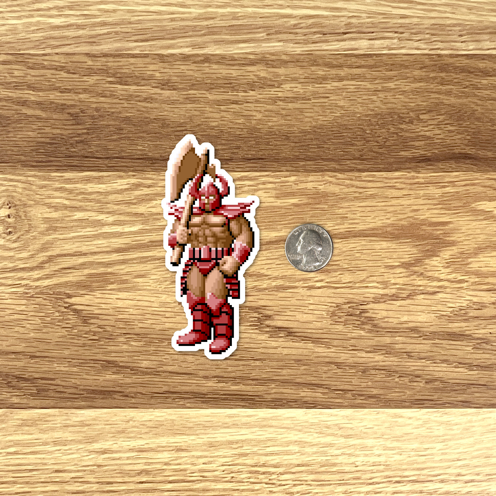 Golden Axe Stickers Sega Arcade Pixel Art 40 Sticker Pack