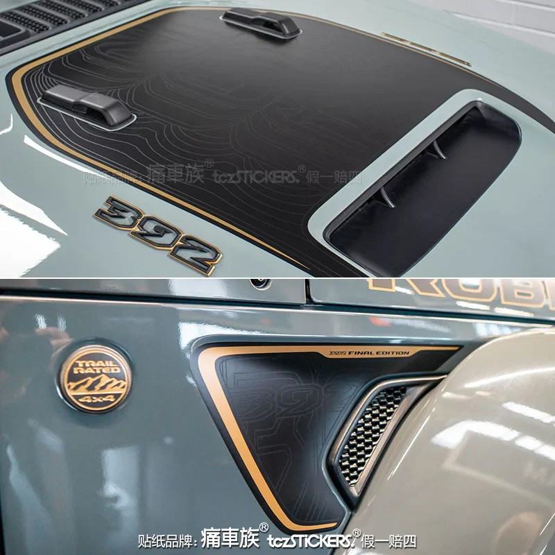 Aftermarket Jeep Wrangler 392 Final Edition Full-Body Vinyl Decal Kit – Custom S