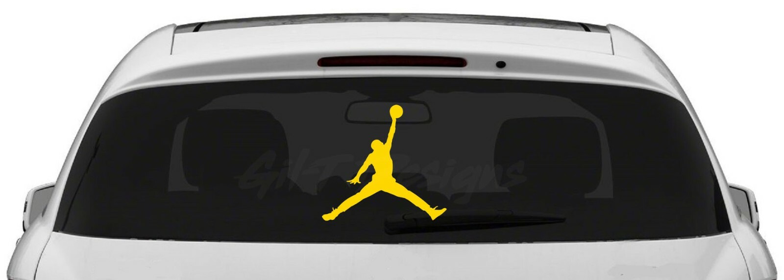 Jumpman Vinyl Decal Sticker, Air Jordan, Michael Jordan, MJ, 23, Size List #1
