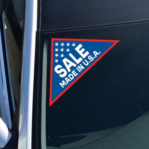 Made in the USA Corner Slogan windsheild sticker