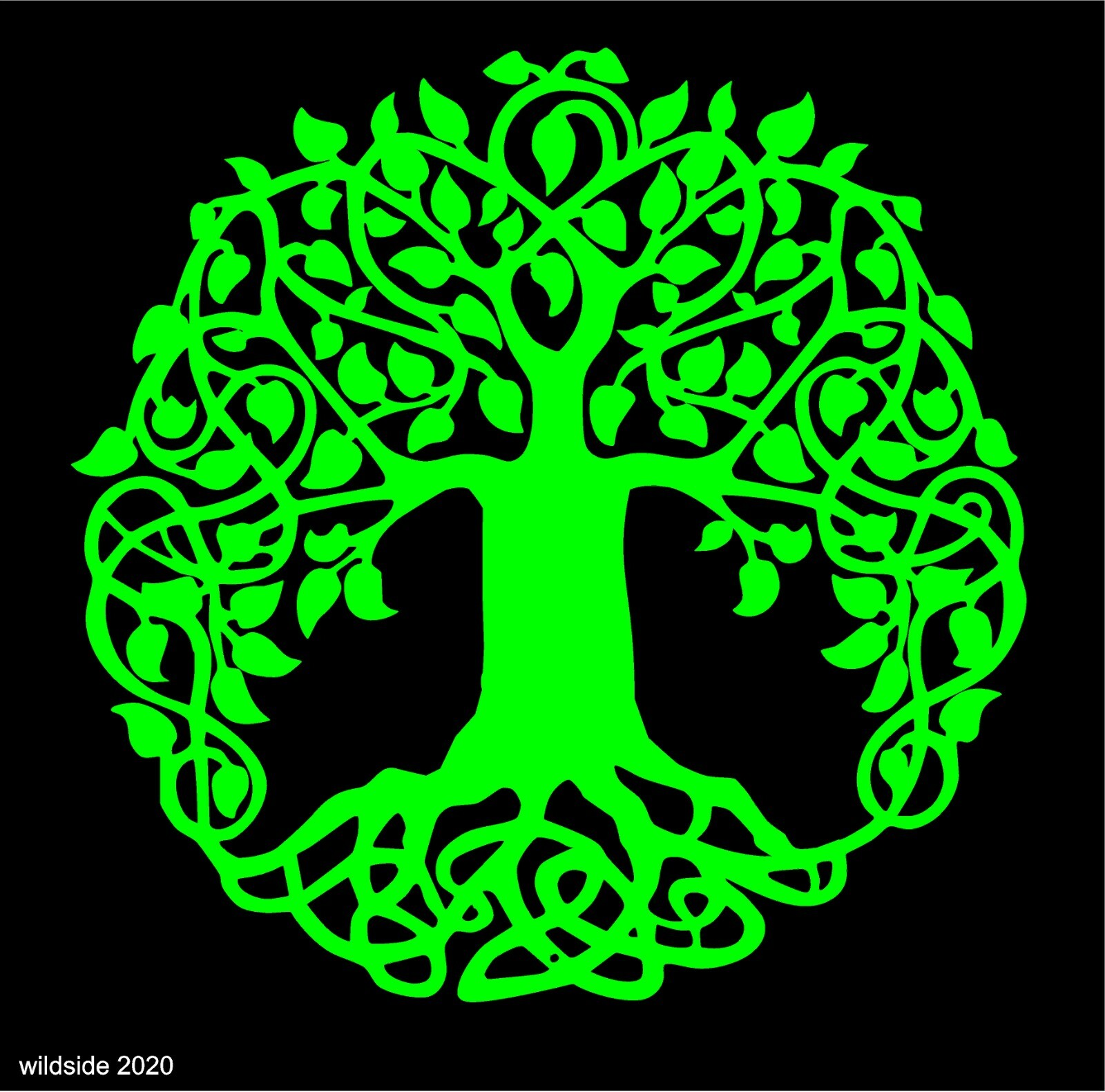 Tree Of Life Decal car window laptop altar vinyl sticker