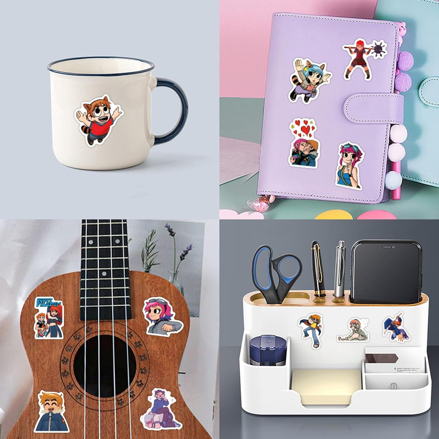 55PCS Waterproof Vinyl Stickers for Kids Teens Adults, Decals for Various Uses