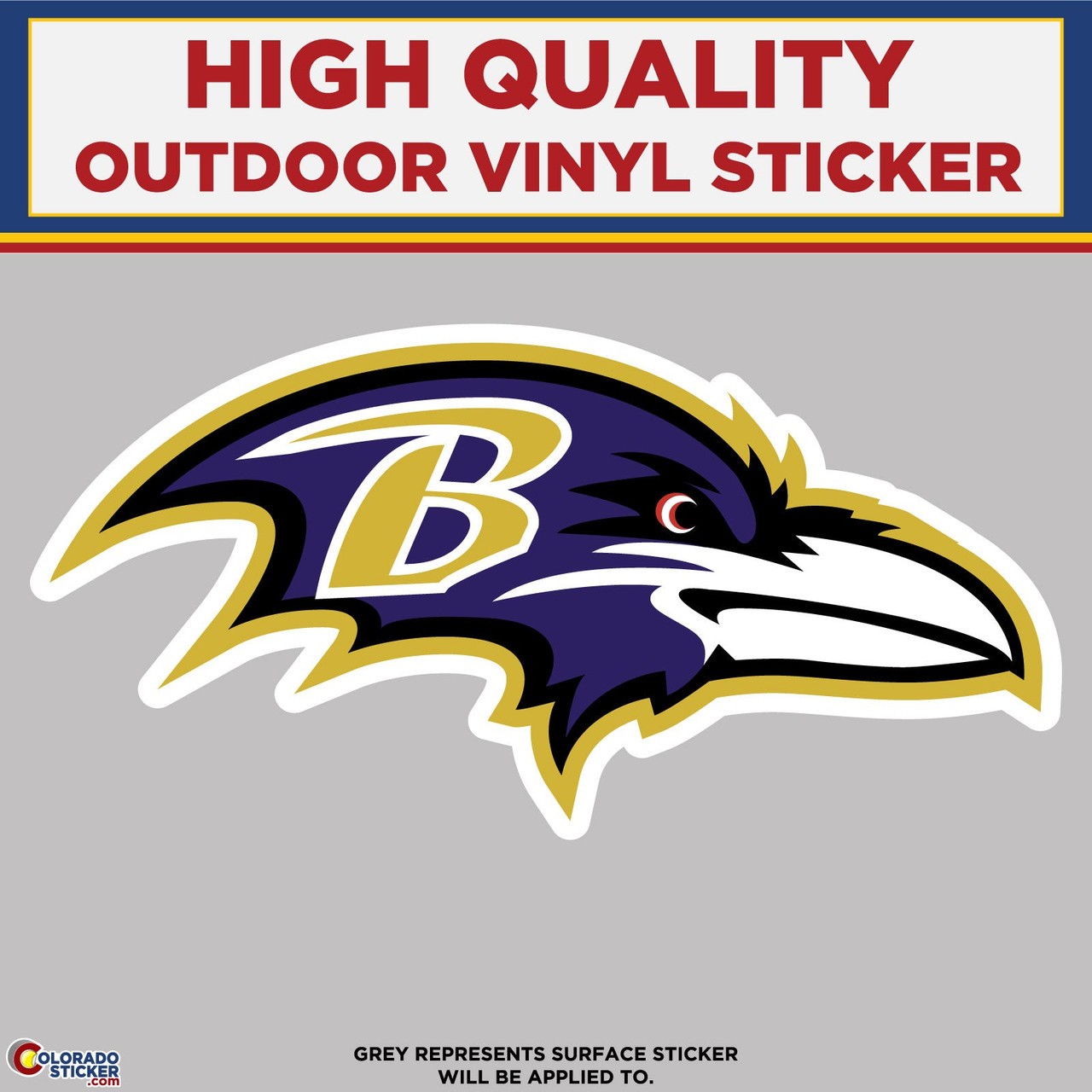 Ravens, High Quality Vinyl Stickers