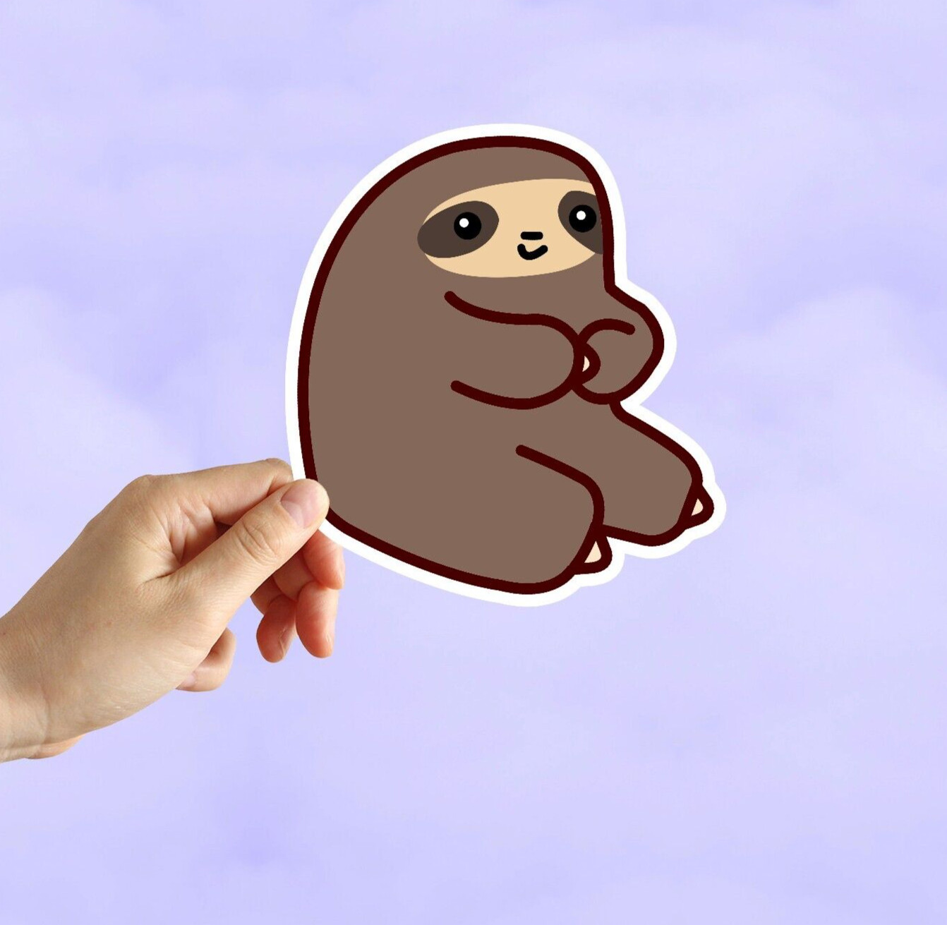 Sloth Sticker Funny Meme Sticker Water Bottle Laptop Notebook Sticker