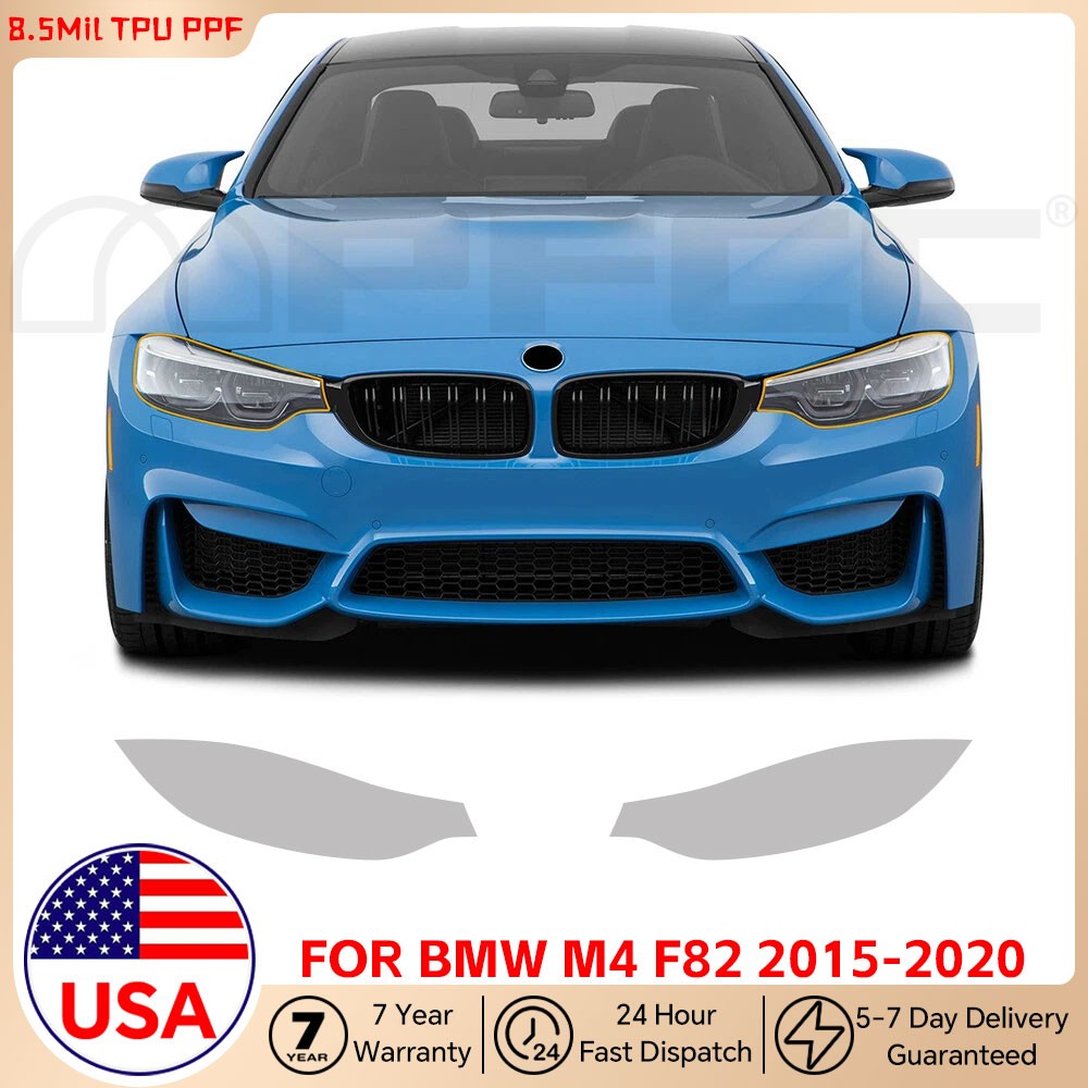 BMW M4 F82 2015-2020 PreCut Paint Protection Film Gloss Clear PPF TPU Kit