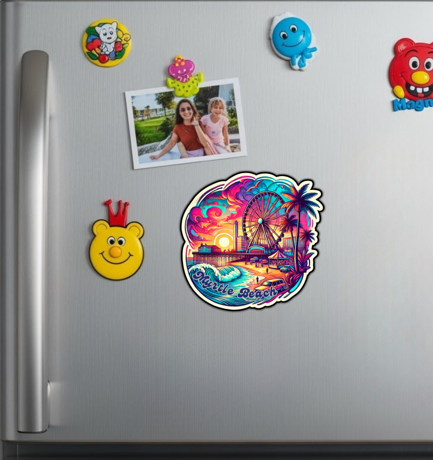 Myrtle Beach South Carolina Fridge Magnet or Laptop Sticker