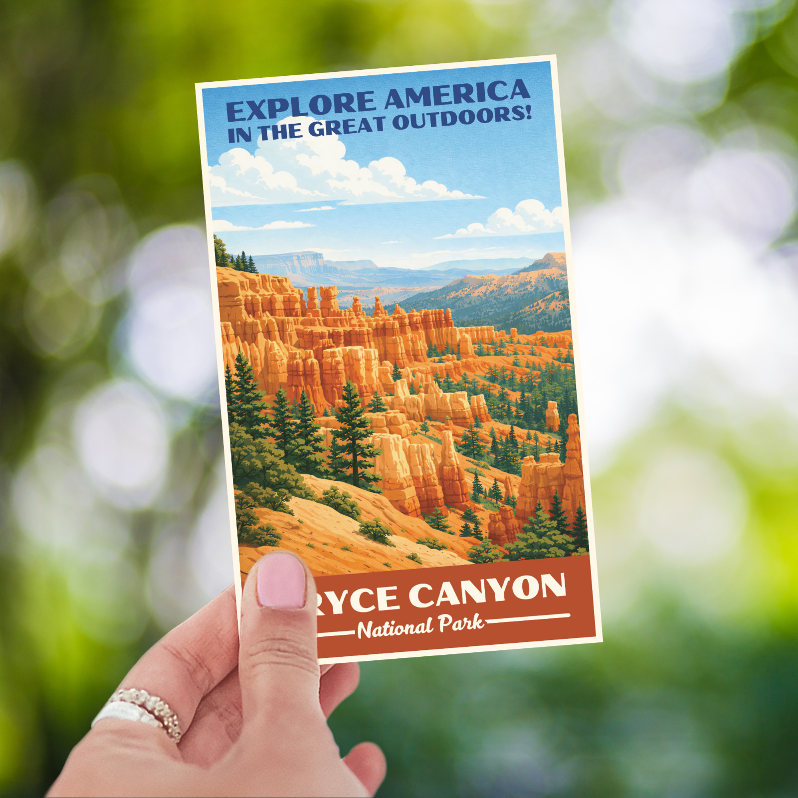 Bryce Canyon National Park Sticker WPA Vintage Travel Waterproof Decal Utah