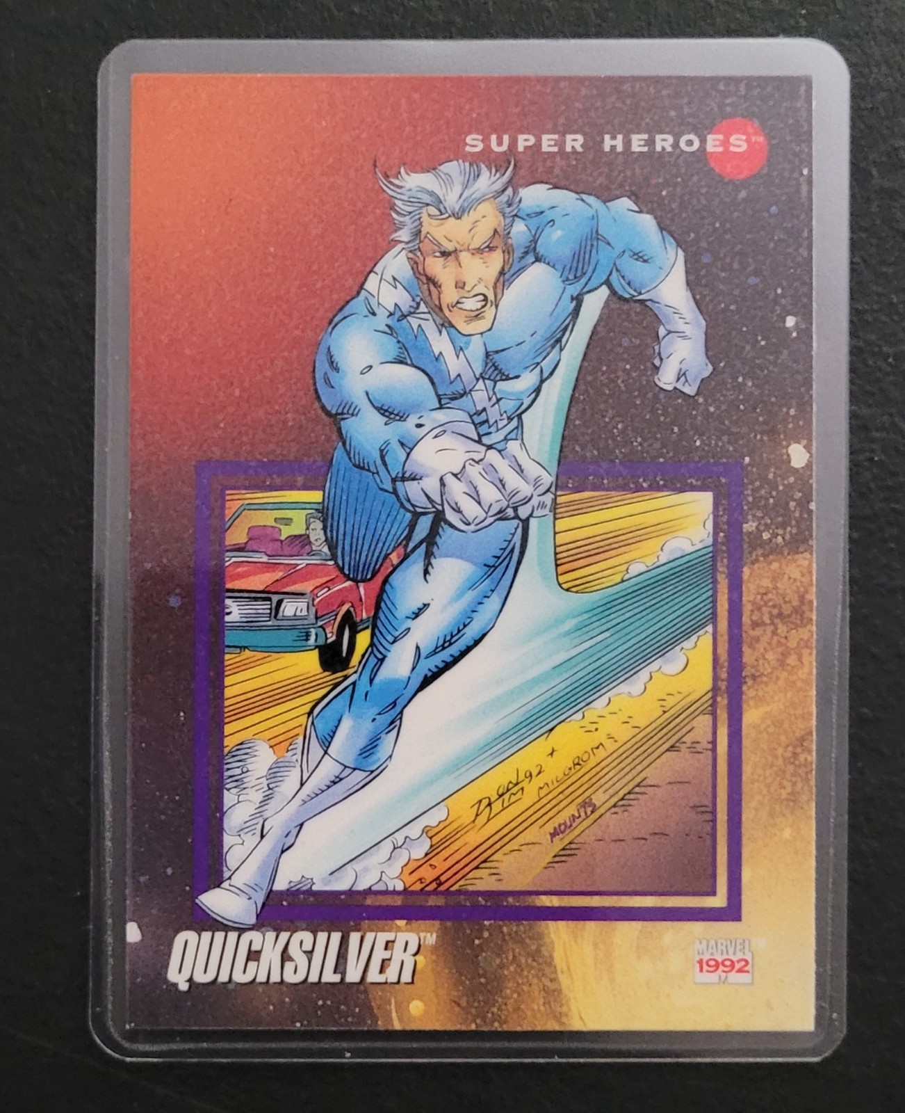 Impel Marvel Universe Superheroes Fridge/Locker/Cabinet Laminated Magnet 1990's